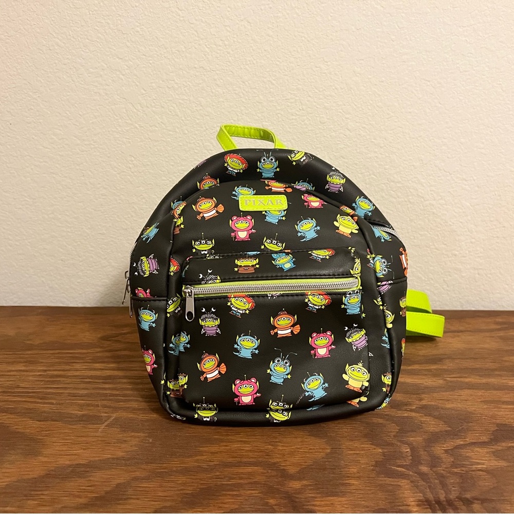 Loungefly Pixar Toy Story Green Martians Mini Backpack